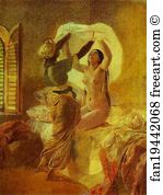 Change Art Print - In A Harem. "by Allah's Order Underwear Should Be Changed Once A Year"