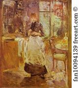 Berthe Morisot Art Print - In The Dining Room