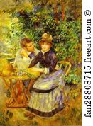 Scharf Art Print - In The Garden. (Dans Le Jardin)