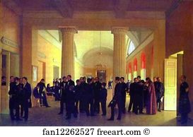 1840 41 Art Print - In The Hall Of The Law College