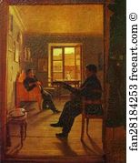 1828 Oil On Canvas The Russian Museum Art Print - In The Rooms