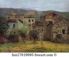 Vicinity Art Print - In The Vicinity Of Bordiguera, In The North Of Italy