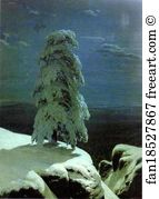 Mikhail Art Print - In The Wilds Of The North. After Mikhail Lermontov's Verse The Pine