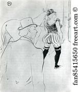 Blue Art Print - In The Wings At The Folies-Bergère