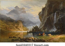 Fishing Art Print - Indians Spear Fishing
