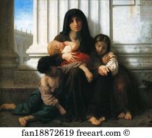 Al Art Print - Indigent Family (Charity)