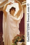 1889 Oil On Canvas Private Collection Art Print - Invocation