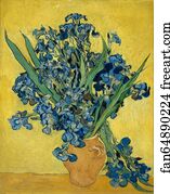 Irises Art Print - Irises