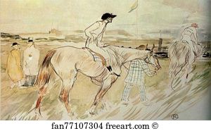 Jockeys Art Print - Is It Enough To Want Something Passionately? ("the Good Jockey")