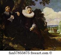 Beatrix Art Print - Isaak Abrahamsz Massa And Beatrix Van Der Lean