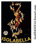 Vintage Advertising Art Print - Isolabella