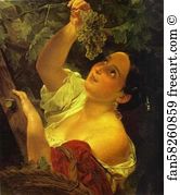 1827 Oil On Canvas The Russian Museum Art Print - Italian Midday