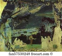 Curtain Art Print - Italy. Night In Naples