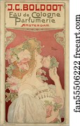 Amsterdam Art Print - J. C. Boldoot, Eau De Cologne Parfumerie, Amsterdam
