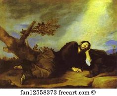 1639 Oil On Canvas Museo Del Prado Art Print - Jacob's Dream