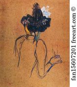 92 Art Print - Jane Avril. Back View