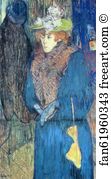 Entering Art Print - Jane Avril Entering The 