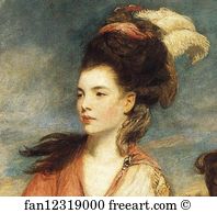 Harrington Art Print - Jane, Countess Of Harrington. Detail