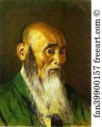 Priest Art Print - Japanese Priest