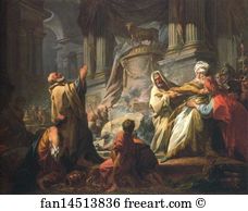 Sacrificing Art Print - Jeroboam Sacrificing To The Idols