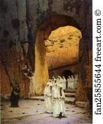 Vasily Vereshchagin Art Print - Jerusalem. Kings' Tombs