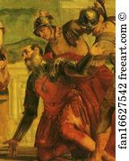 Centurion Art Print - Jesus And The Centurion. Detail