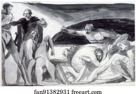 Graphite Art Print - John Howard Visiting A Lazaretto