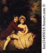 Saltram Art Print - John Parker And His Sister Theresa
