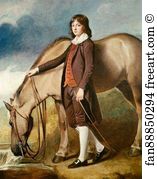 Wharton Art Print - John Wharton Tempest, With A Horse