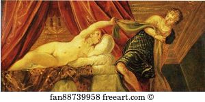 Potiphar Art Print - Joseph And Potiphar's Wife