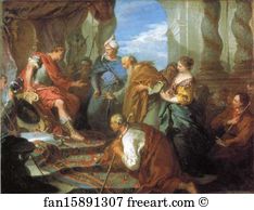 Father Art Print - Joseph Presenting His Father And Brothers To Pharaoh