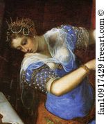 Judith And Holofernes Detail Art Print - Judith And Holofernes. Detail