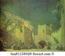 Mounted On Cardboard The Russian Museum Art Print - Judith