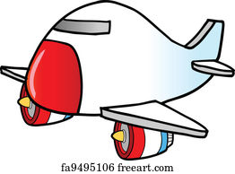 Free art print of Vector Cartoon Airliner. Vector Cartoon Airliner ...