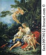 Callisto Art Print - Jupiter And Callisto