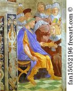 Presenting Art Print - Justinian Presenting The Pandects To Trebonianus