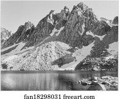Kearsarge Art Print - Kearsarge Pinnacles, Kings River Canyon (Proposed As A National Park), California, 1936. Photographs Of National Parks And Monuments, Compiled 1941 - 1942, Documenting The Period Ca. 1933 - 1942.