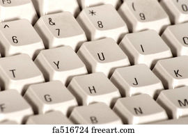 Free Art Print Of Letter B On Computer Keyboard. Letter B Key On ...