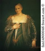 Oil On Canvas 119 Xc 103 Cm Louvre Art Print - La Belle Nani (Portrait Of A Woman)