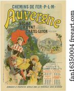 M Art Print - La Compagnie P. -L. -M. "l'auvergne".