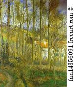 Côtes Art Print - La Côte Des Boeufs At The Hermitage Near Pontoise