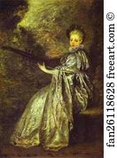 Finette Art Print - La Finette (The Delicate Musician)
