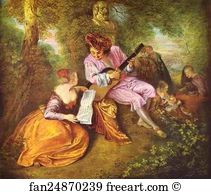 1712 Art Print - La Gamme D'amour