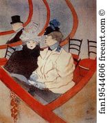 Loge Art Print - La Grande Loge / The Large Theater Box