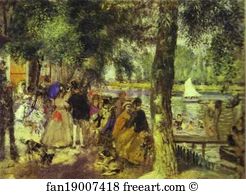Grenouillère Art Print - La Grenouillère