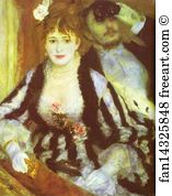 1874 Oil On Canvas Art Print - La Loge