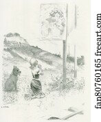  Art Print - La Pieuse Erreur", Dessin Original Pour Les "maîtres De L'affiche".