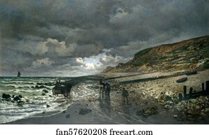 Tide Art Print - La Pointe De La Hève At Low Tide
