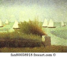 Grandcamp Art Print - La Rade De Grandcamp