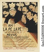 Pépinière Art Print - La Revue 'ah! La Pé.. La Pé.. La Pépinière'.